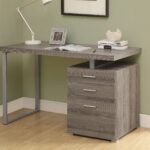 THM – Crown Desk / Workstation – Grey Oak